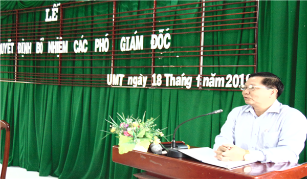 lễ công bố các phó giám đốc 