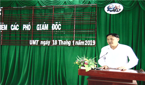 lễ công bố các phó giám đốc 