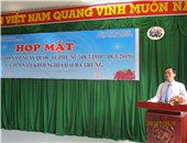Bs. Trần Bằng Lăng phát biểu tại buổi lễ